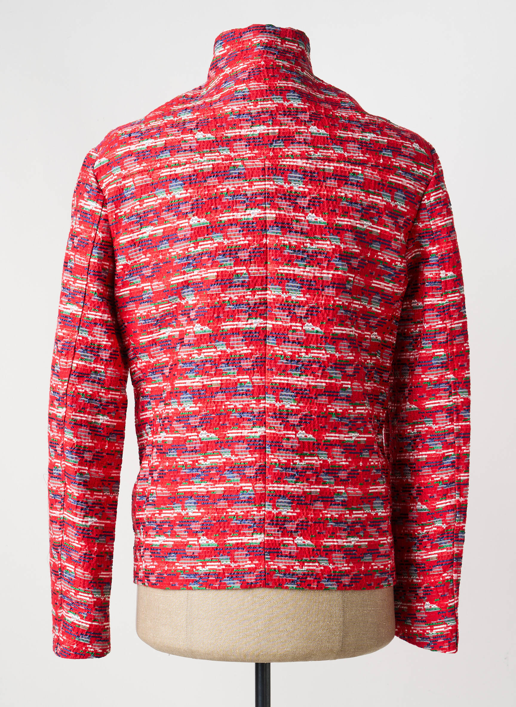 Veste casual coupe droite rouge PIERRE TALAMON homme