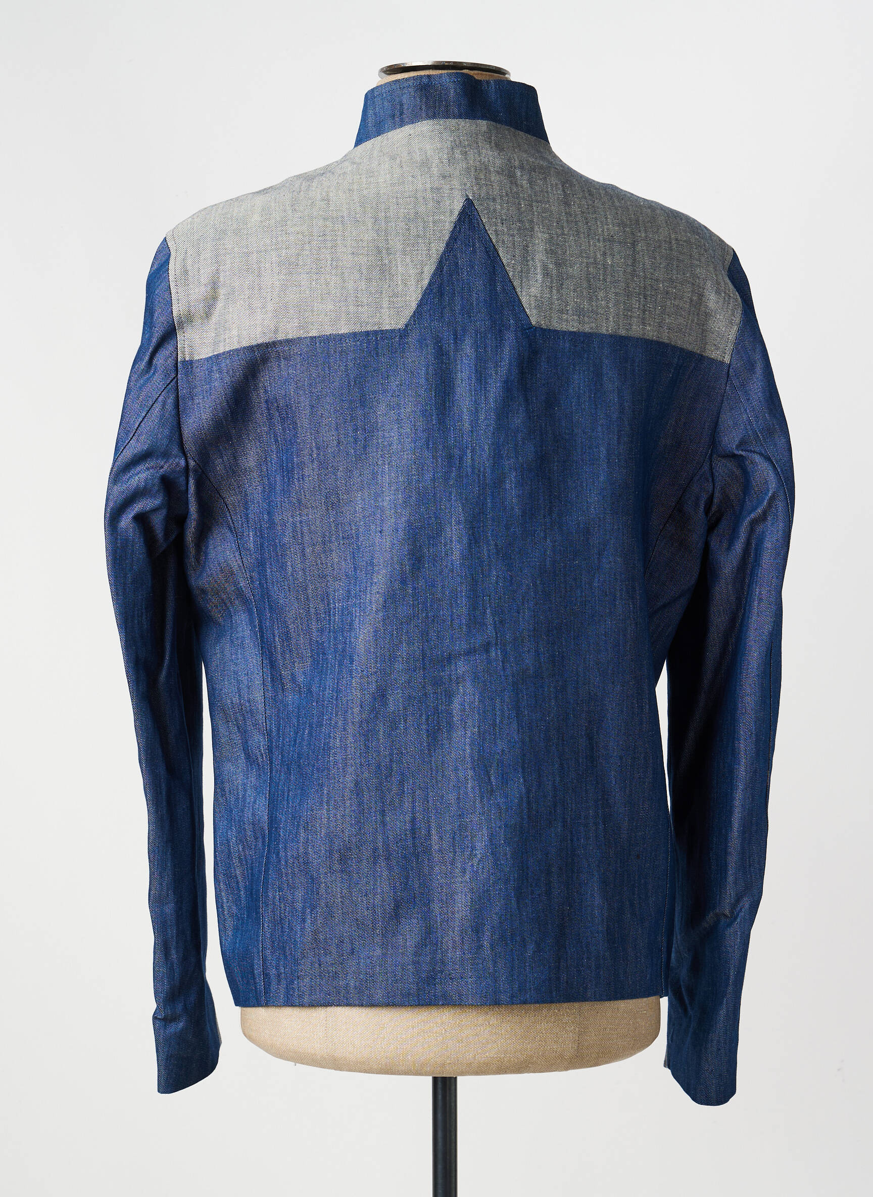 Veste casual coupe droite bleu PIERRE TALAMON homme