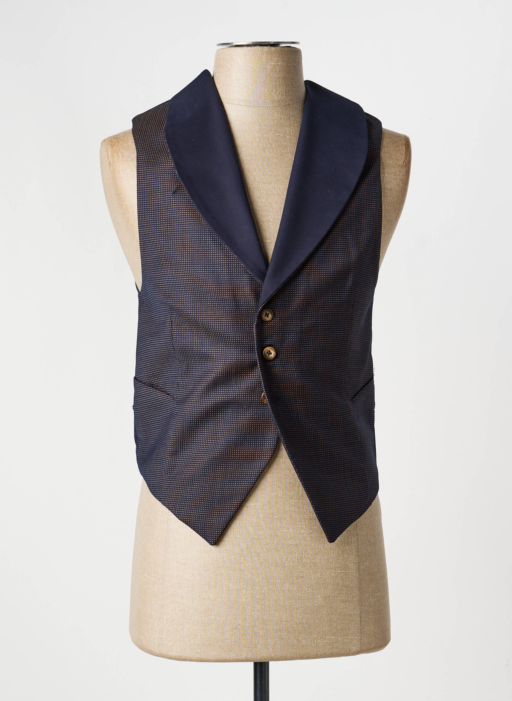 Gilet sans manche poches bleu PIERRE TALAMON homme