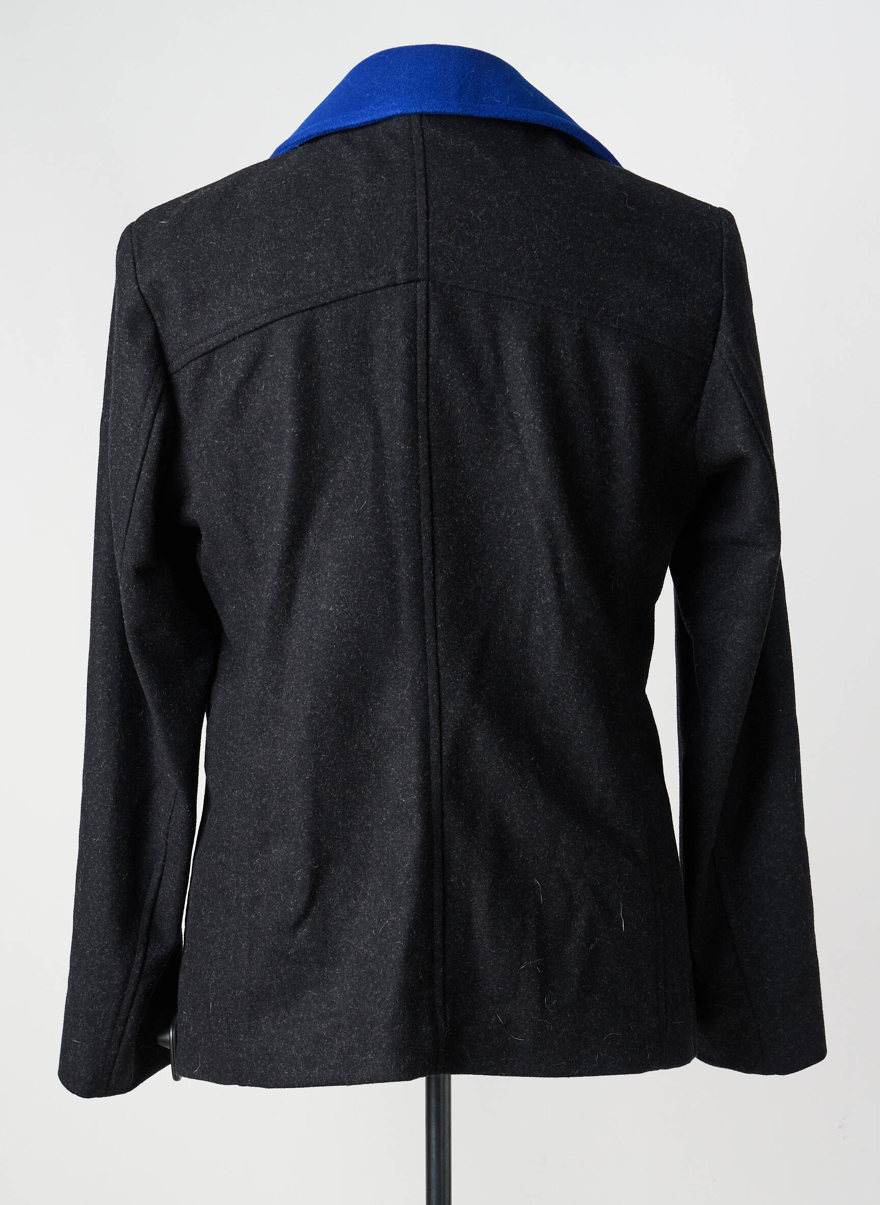 Manteau court poches sans capuche noir PIERRE TALAMON homme