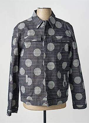 Veste casual fermeture boutonnée sur le devant gris PIERRE TALAMON homme