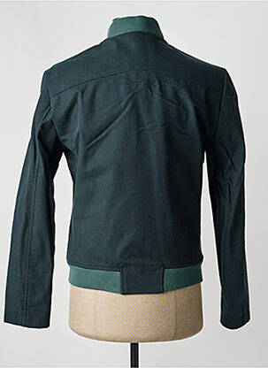 Blouson finition intérieure doublure satiné vert PIERRE TALAMON homme