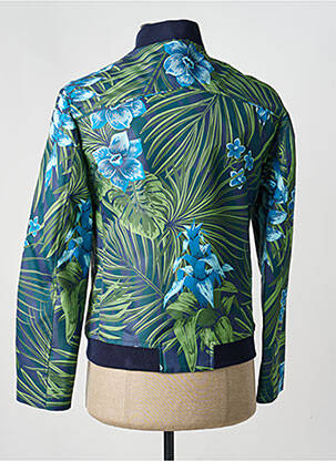 Blouson finition intérieure doublure satiné vert PIERRE TALAMON homme