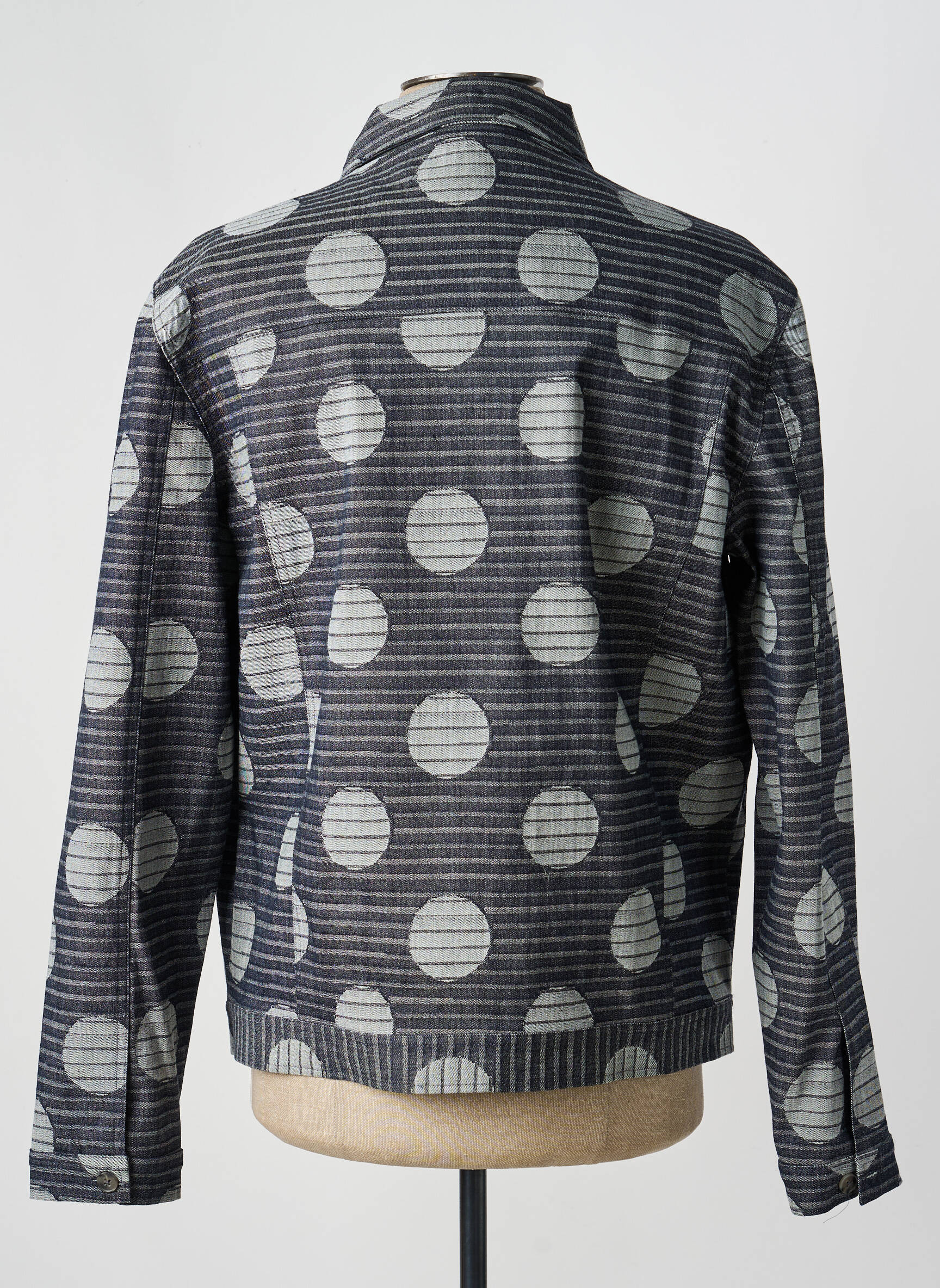 Veste casual fermeture boutonnée sur le devant gris PIERRE TALAMON homme