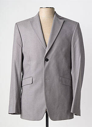 Veste casual fermeture boutonnée sur le devant gris PIERRE TALAMON homme