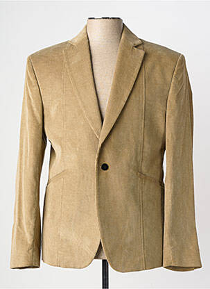 Blazer coupe cintrée beige PIERRE TALAMON homme