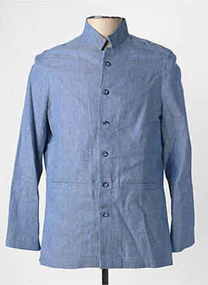 Veste casual fermeture boutonnée sur le devant bleu PIERRE TALAMON homme