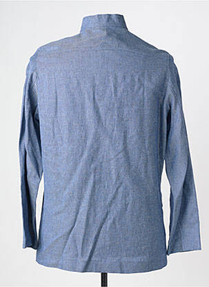 Veste casual fermeture boutonnée sur le devant bleu PIERRE TALAMON homme