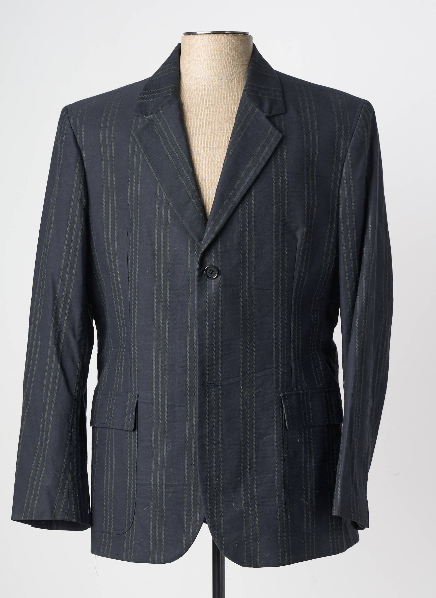 Blazer coupe cintrée bleu PIERRE TALAMON homme
