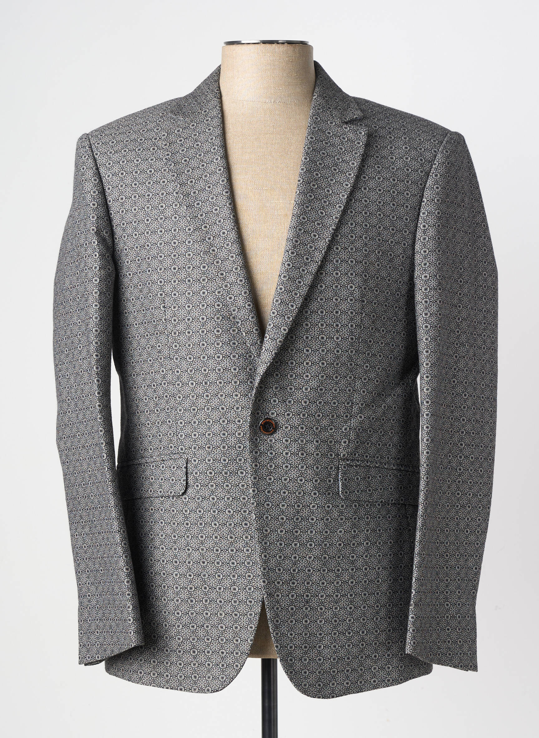 Blazer coupe cintrée gris PIERRE TALAMON homme