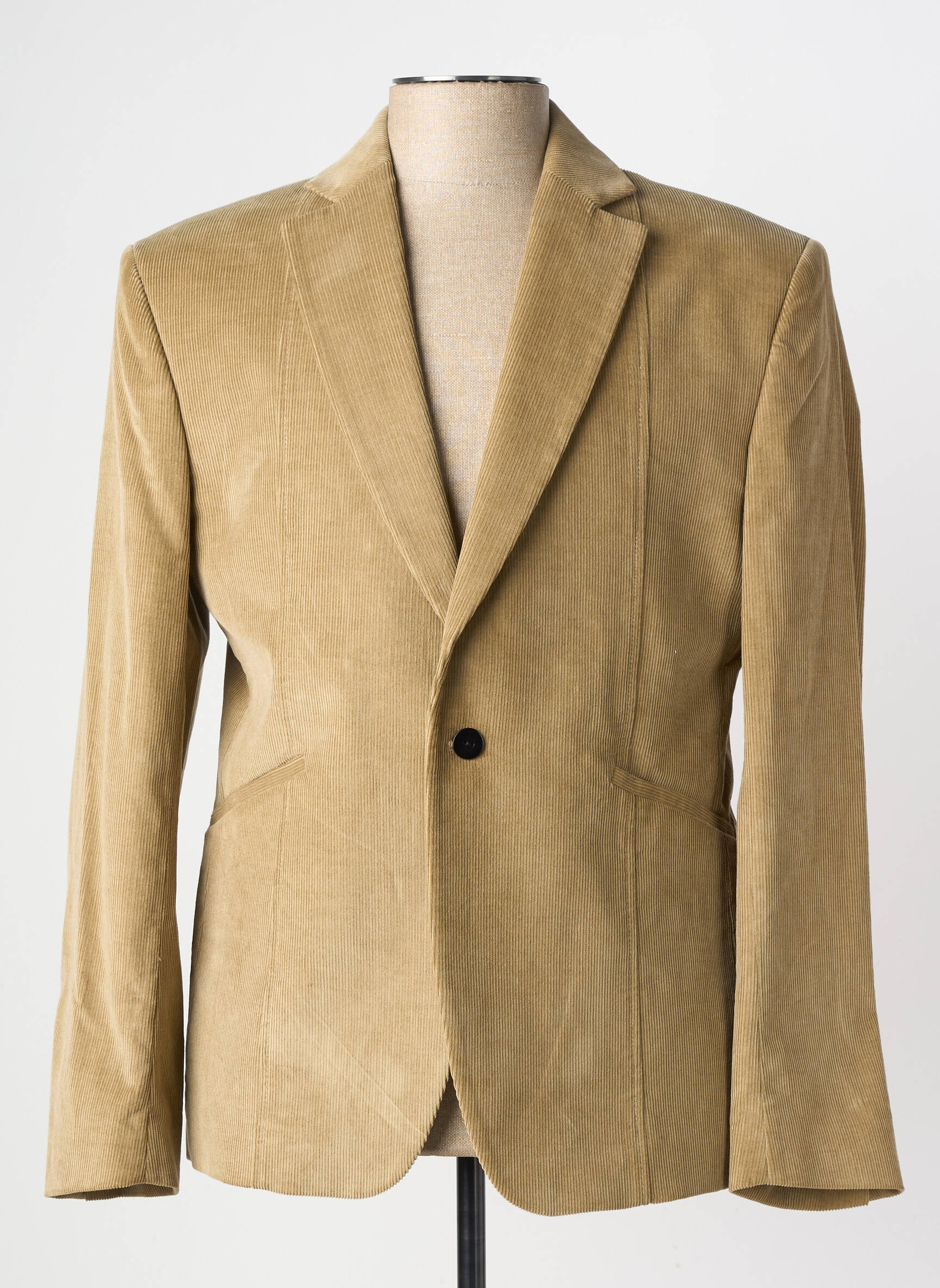 Blazer coupe cintrée beige PIERRE TALAMON homme