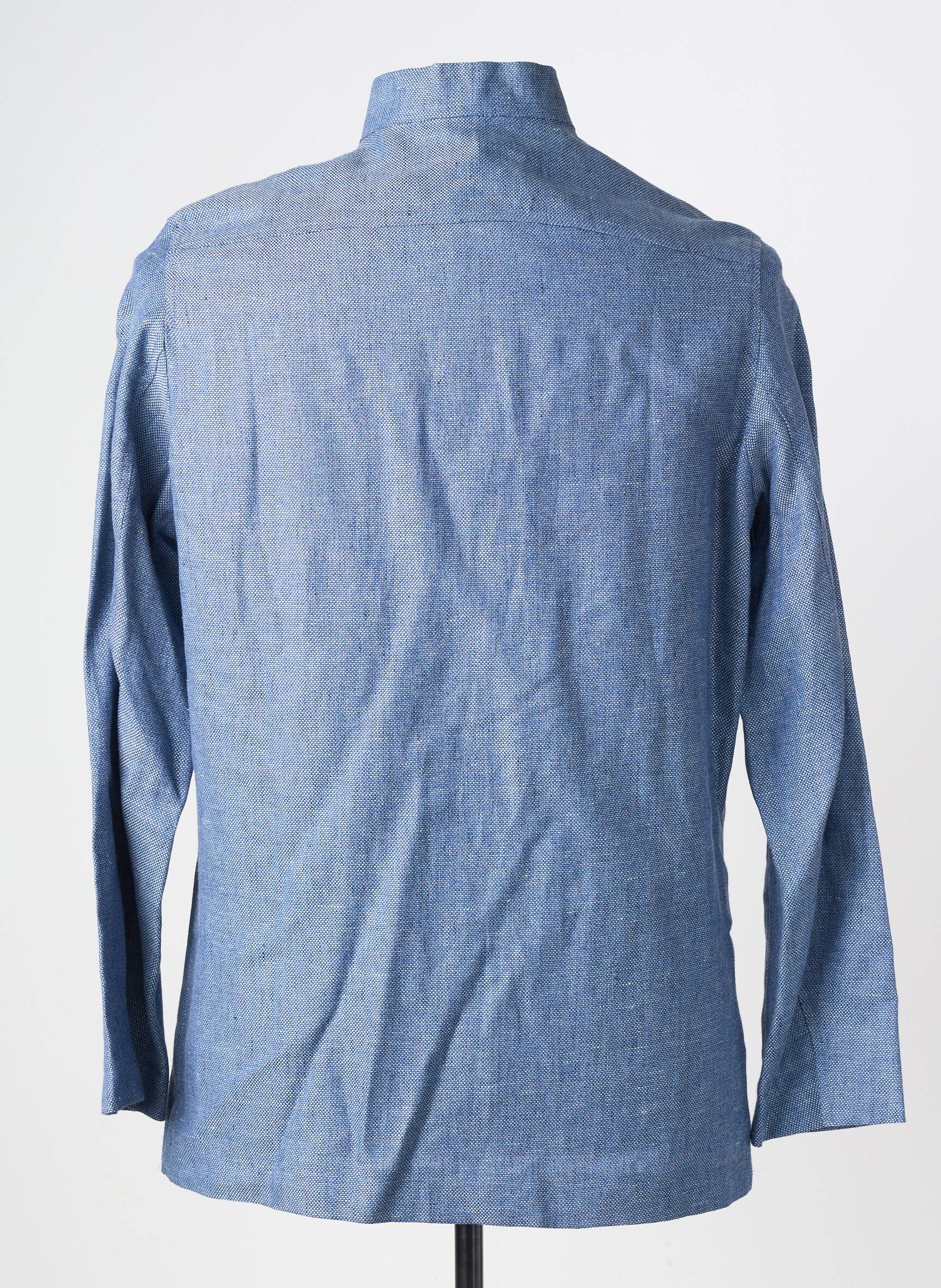 Veste casual fermeture boutonnée sur le devant bleu PIERRE TALAMON homme