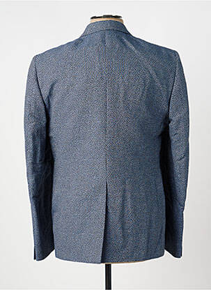Blazer finition intérieure doublée bleu PIERRE TALAMON homme