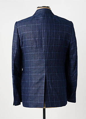 Blazer finition intérieure doublée bleu PIERRE TALAMON homme