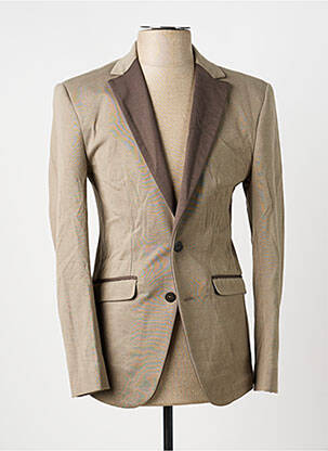 Blazer coupe cintrée marron PIERRE TALAMON homme