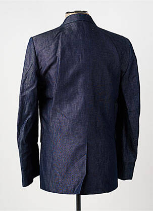 Blazer finition intérieure doublée bleu PIERRE TALAMON homme