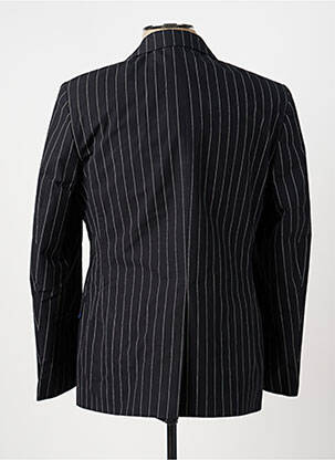 Blazer finition intérieure doublée noir PIERRE TALAMON homme