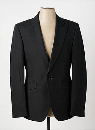 Blazer finition intérieure doublée noir PIERRE TALAMON homme