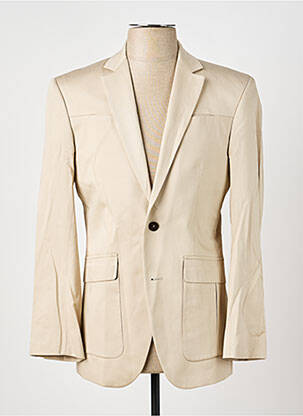 Blazer finition intérieure doublée beige PIERRE TALAMON homme