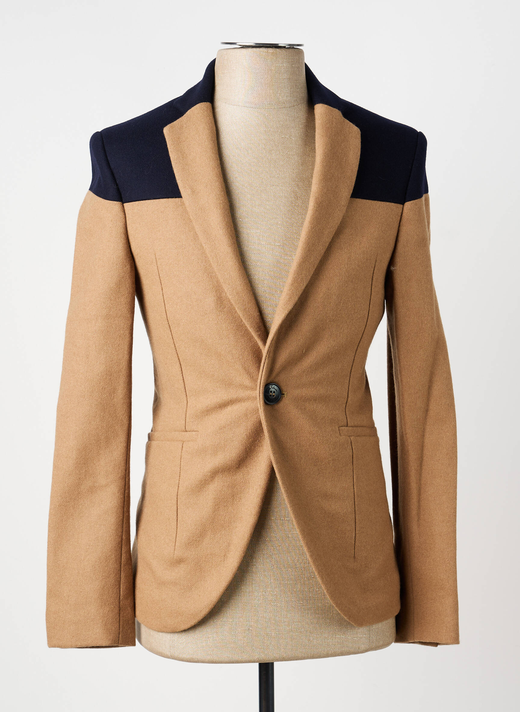 Blazer finition intérieure doublée marron PIERRE TALAMON homme