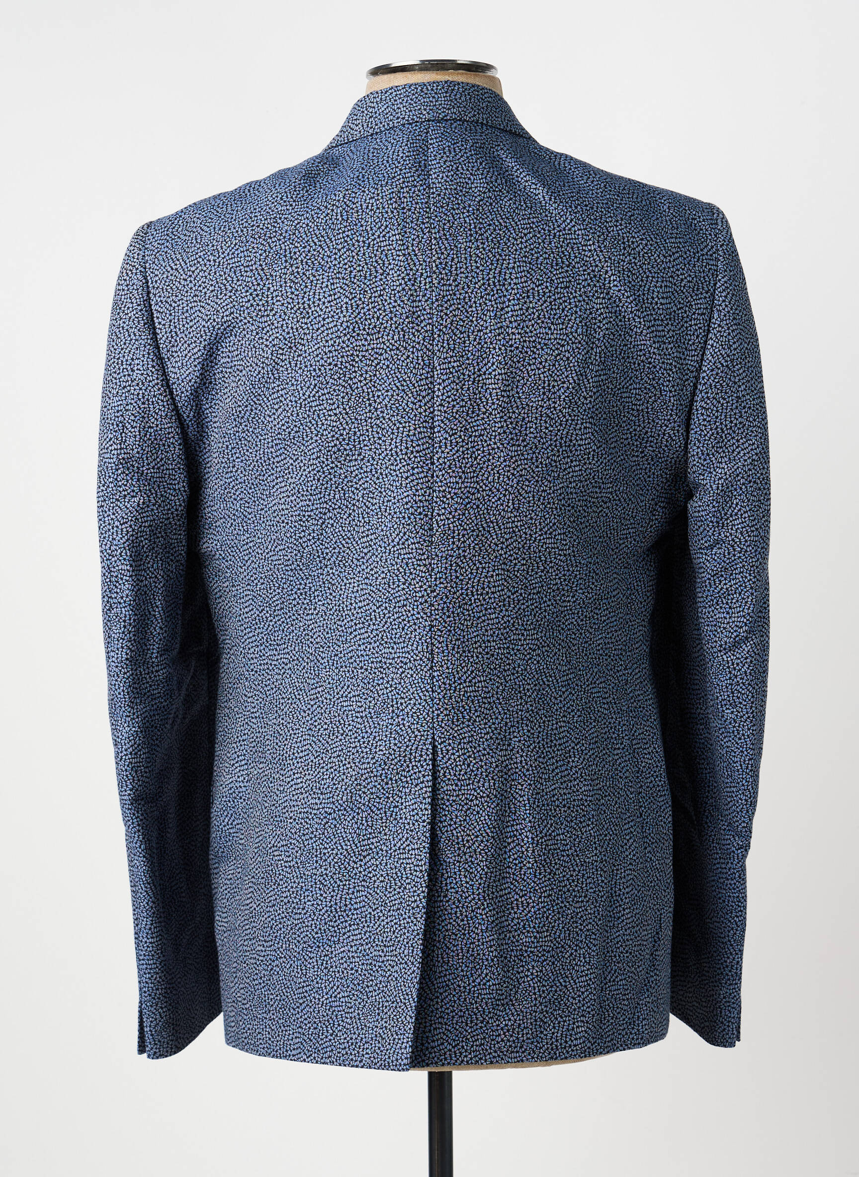 Blazer finition intérieure doublée bleu PIERRE TALAMON homme