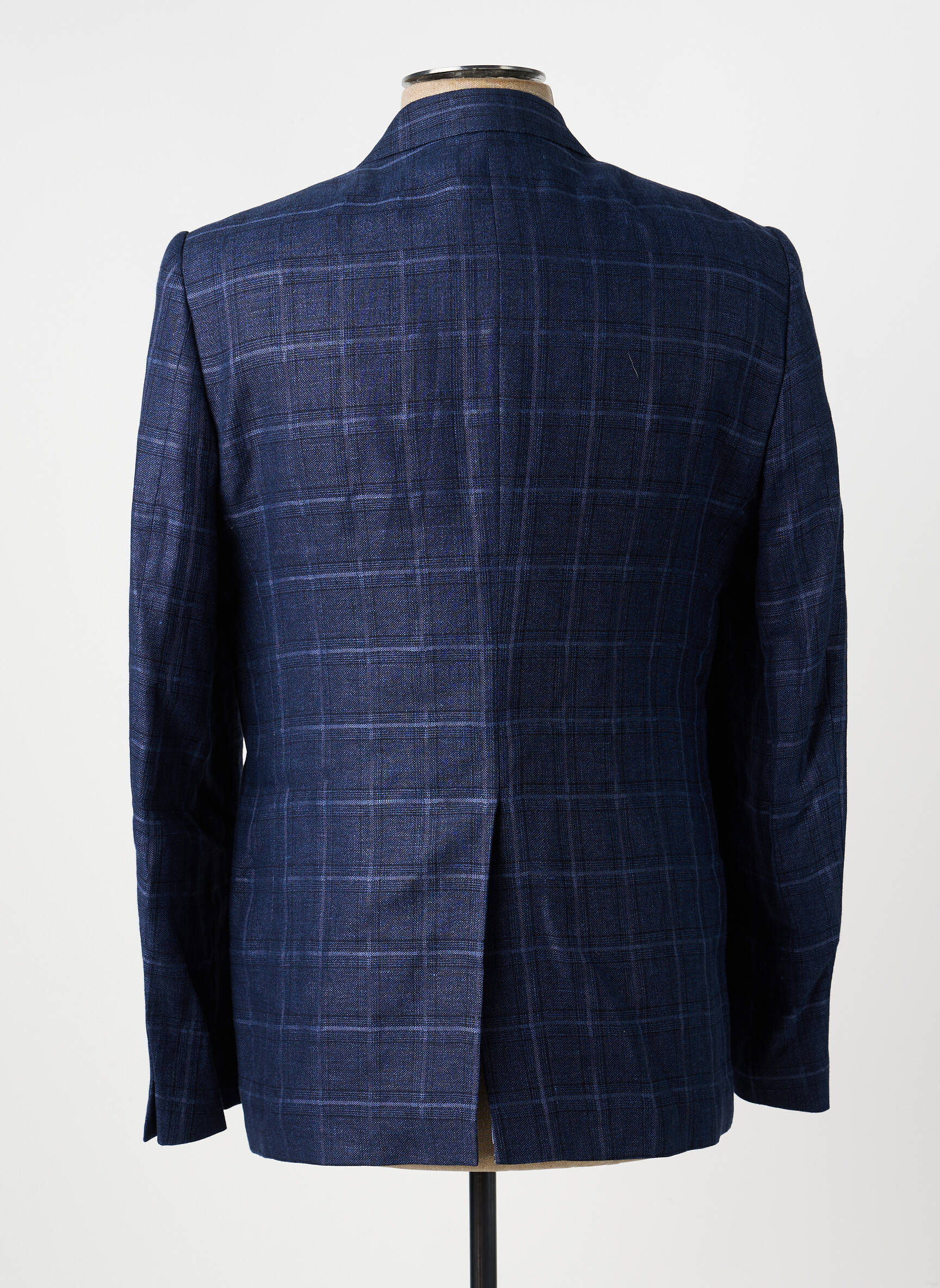 Blazer finition intérieure doublée bleu PIERRE TALAMON homme