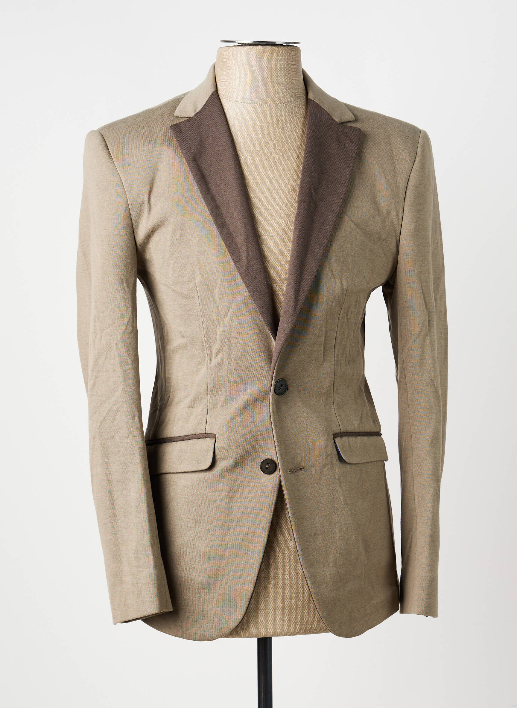 Blazer coupe cintrée marron PIERRE TALAMON homme