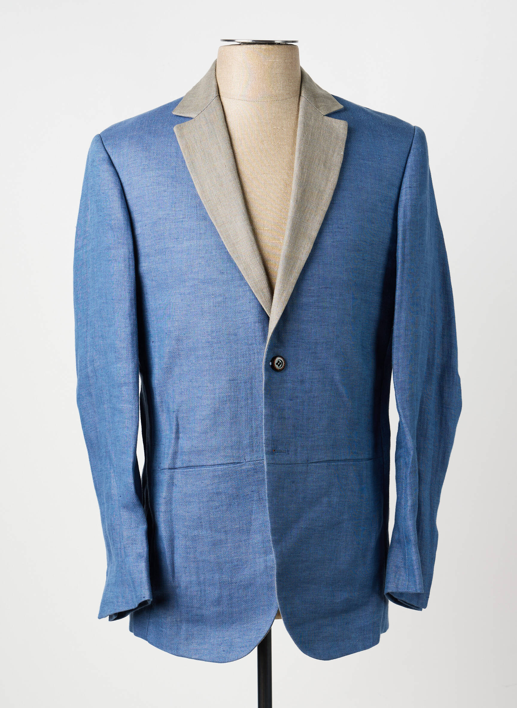 Blazer manches longues bleu PIERRE TALAMON homme