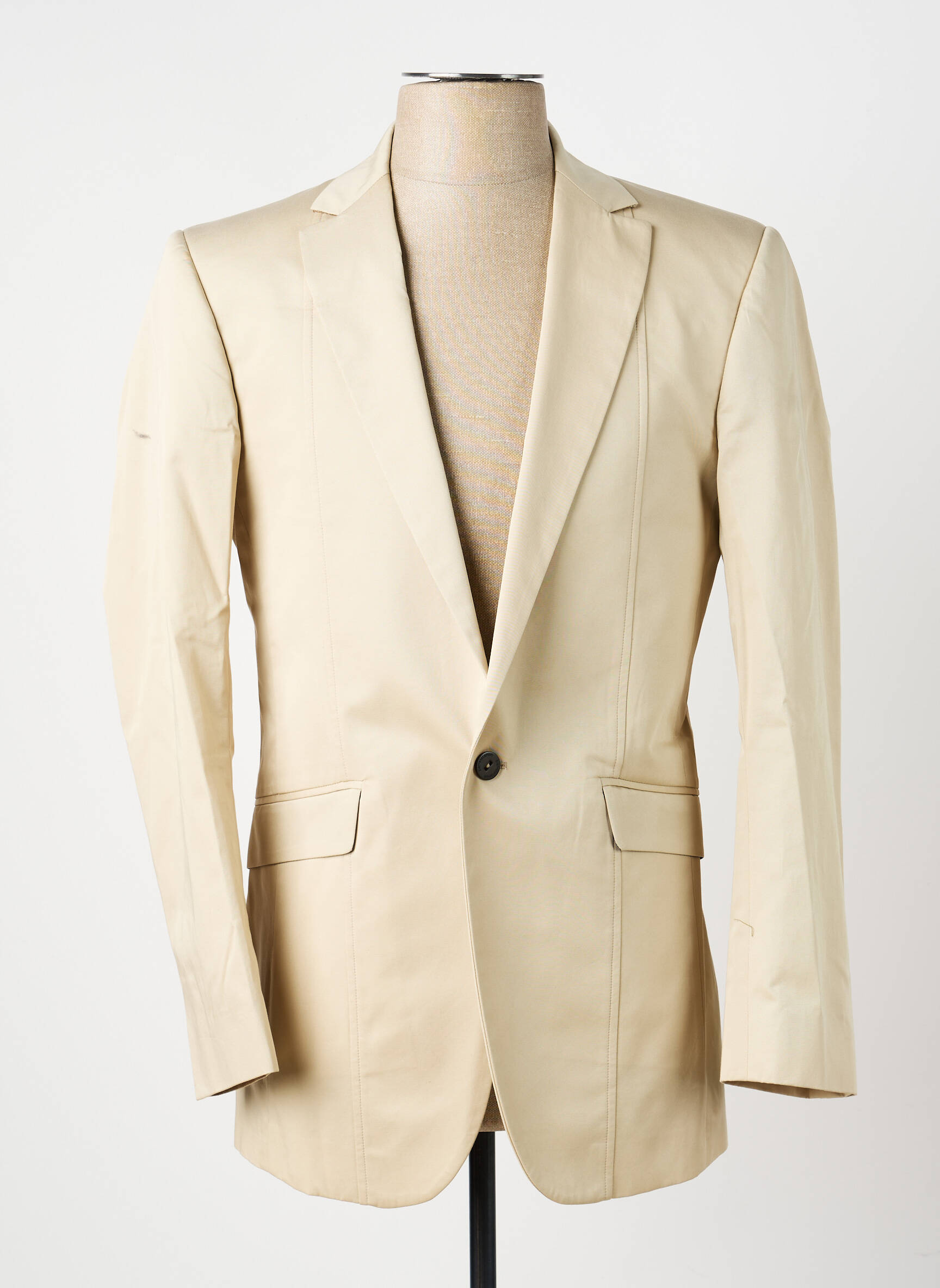 Blazer finition intérieure doublée beige PIERRE TALAMON homme