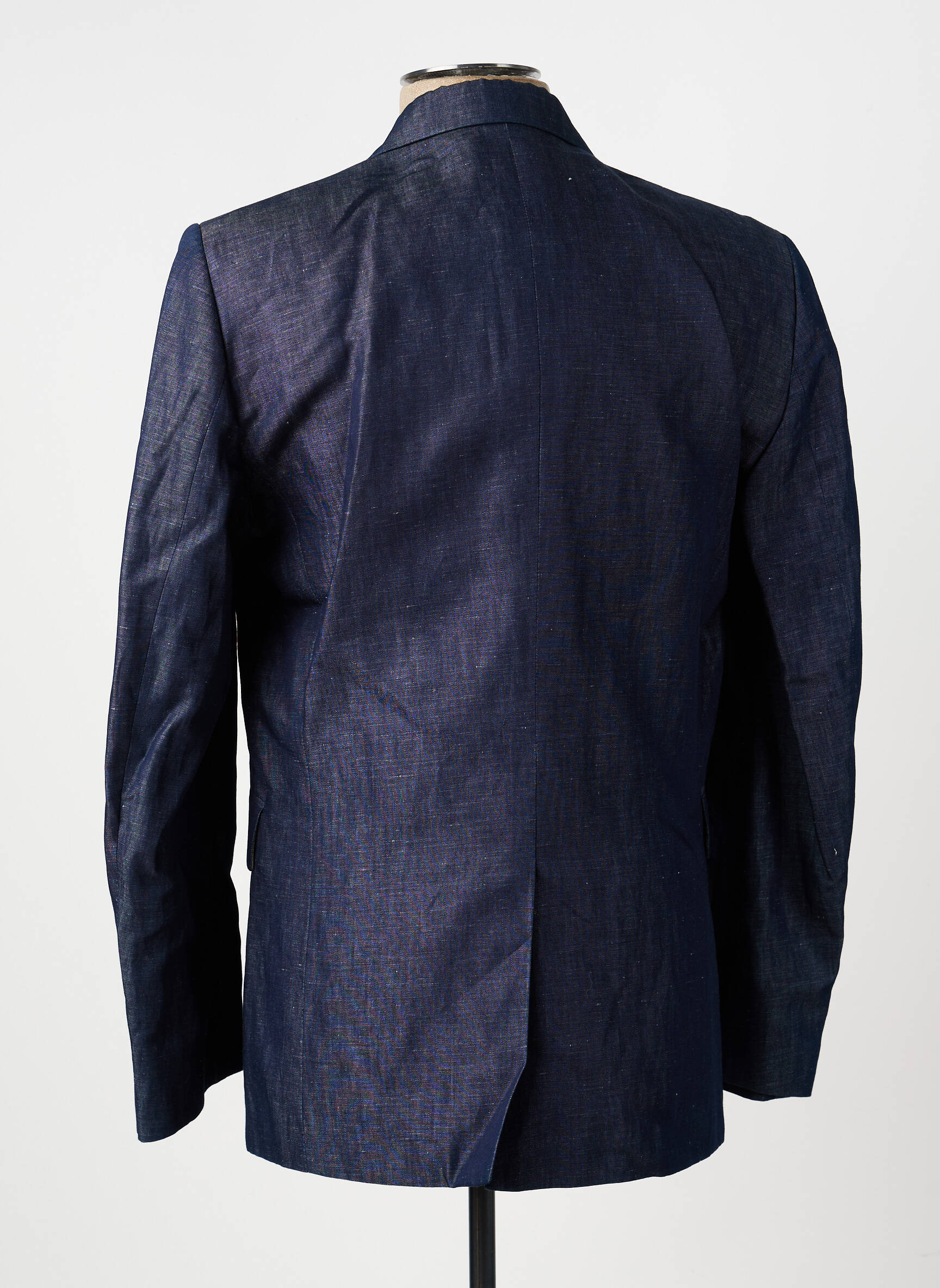 Blazer finition intérieure doublée bleu PIERRE TALAMON homme