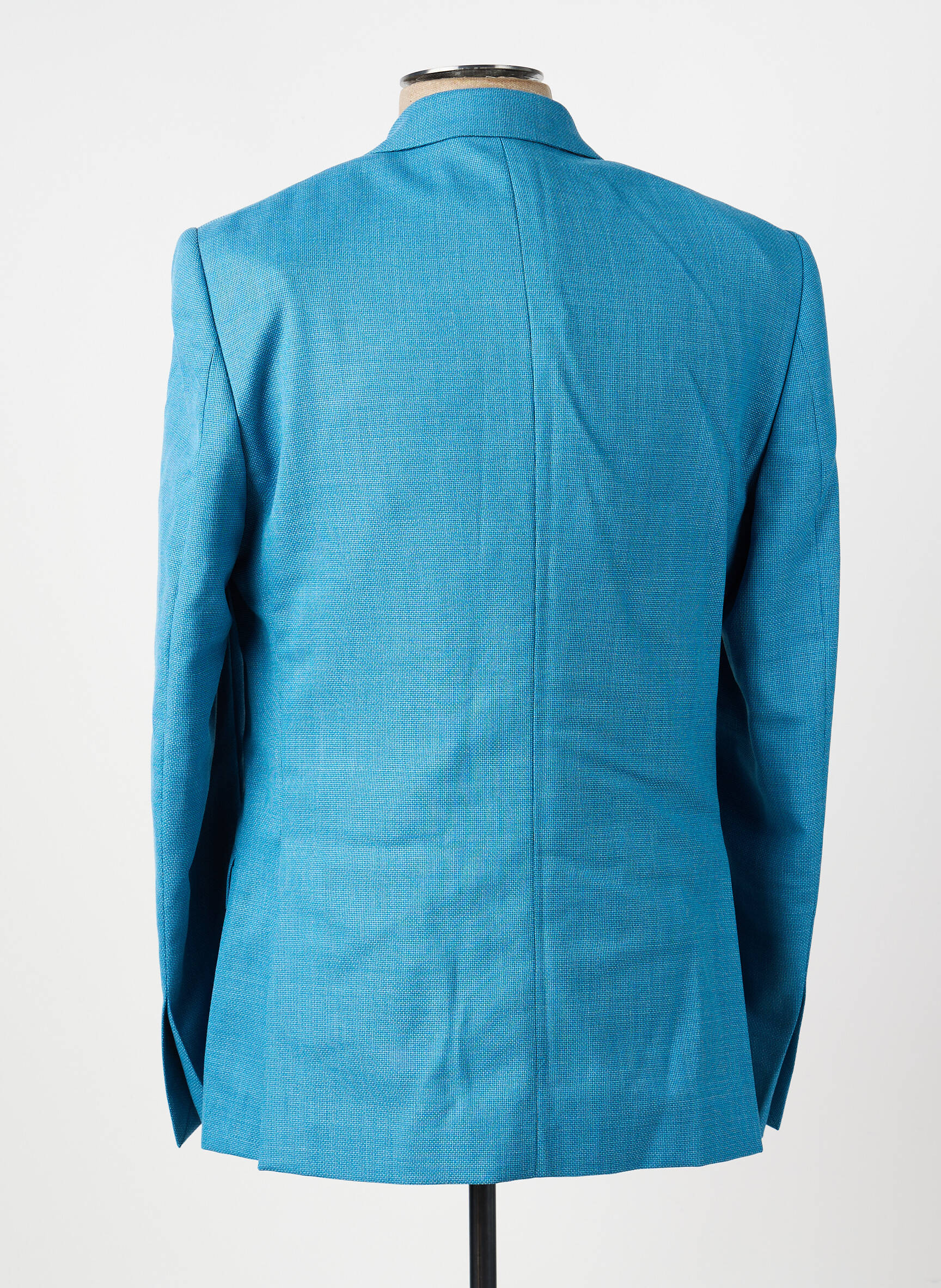 Blazer finition intérieure doublée bleu PIERRE TALAMON homme