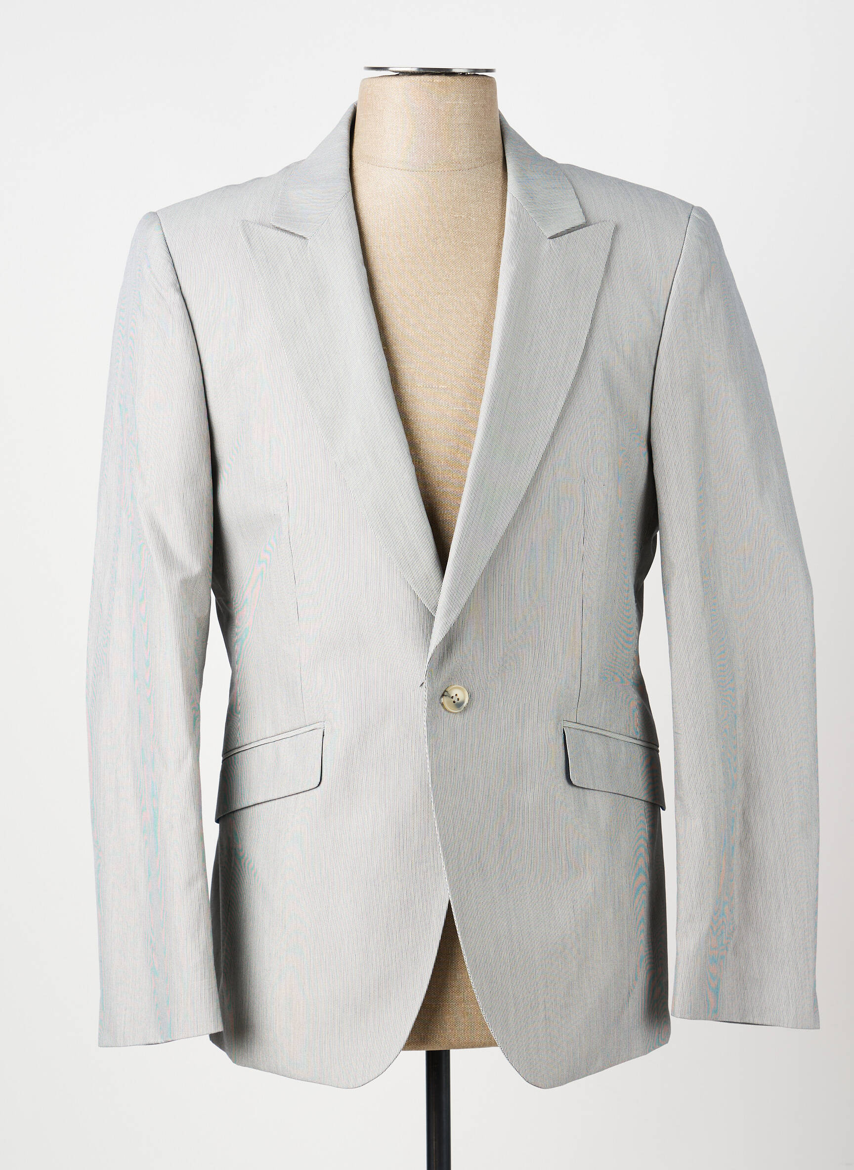 Blazer finition intérieure doublée gris PIERRE TALAMON homme