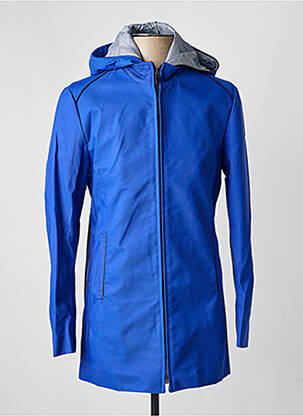 Imperméable poches a capuche bleu PIERRE TALAMON homme