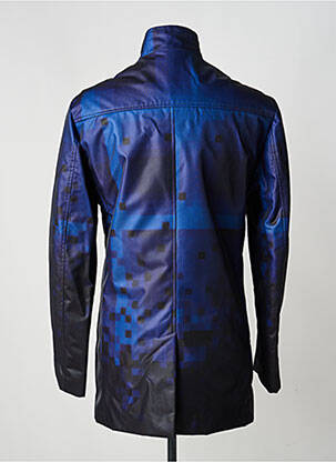 Imperméable manches longues sans capuche bleu PIERRE TALAMON homme
