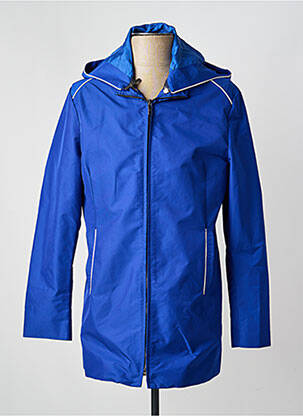 Imperméable poches a capuche bleu PIERRE TALAMON homme
