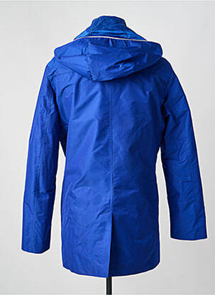 Imperméable poches a capuche bleu PIERRE TALAMON homme