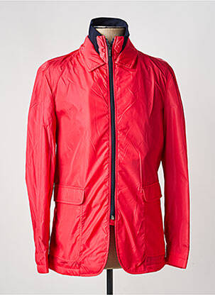 Coupe-vent poches sans capuche rouge PIERRE TALAMON homme
