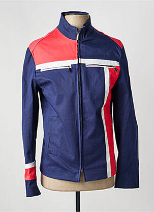 Veste casual poches bleu PIERRE TALAMON homme