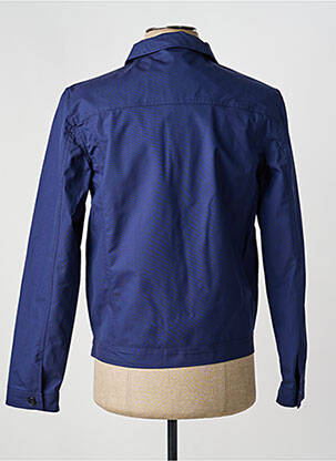 Veste casual fermeture boutonnée sur le devant bleu PIERRE TALAMON homme