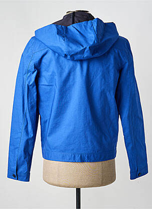 Coupe-vent poches a capuche bleu PIERRE TALAMON homme