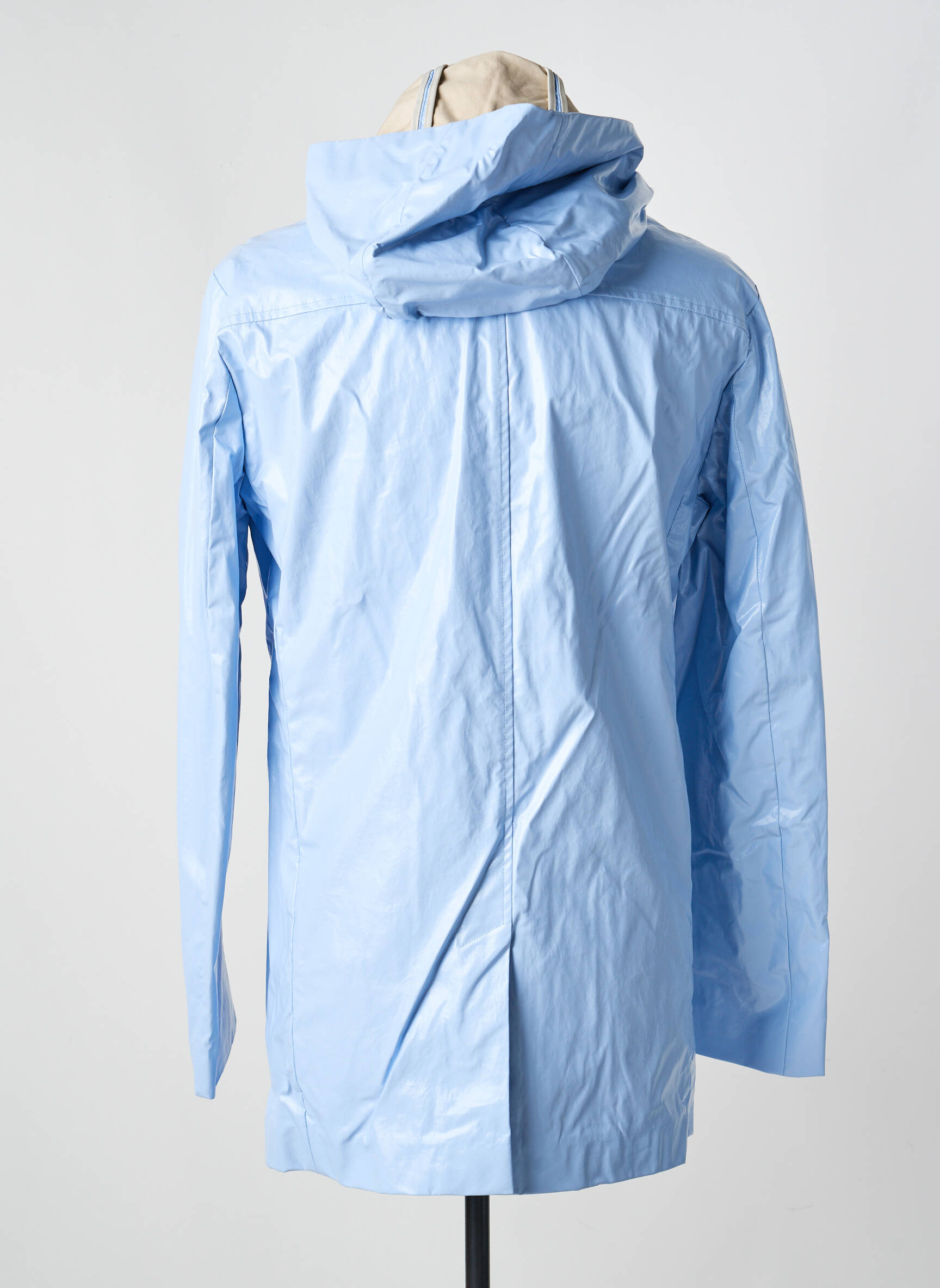 Imperméable poches a capuche bleu PIERRE TALAMON homme