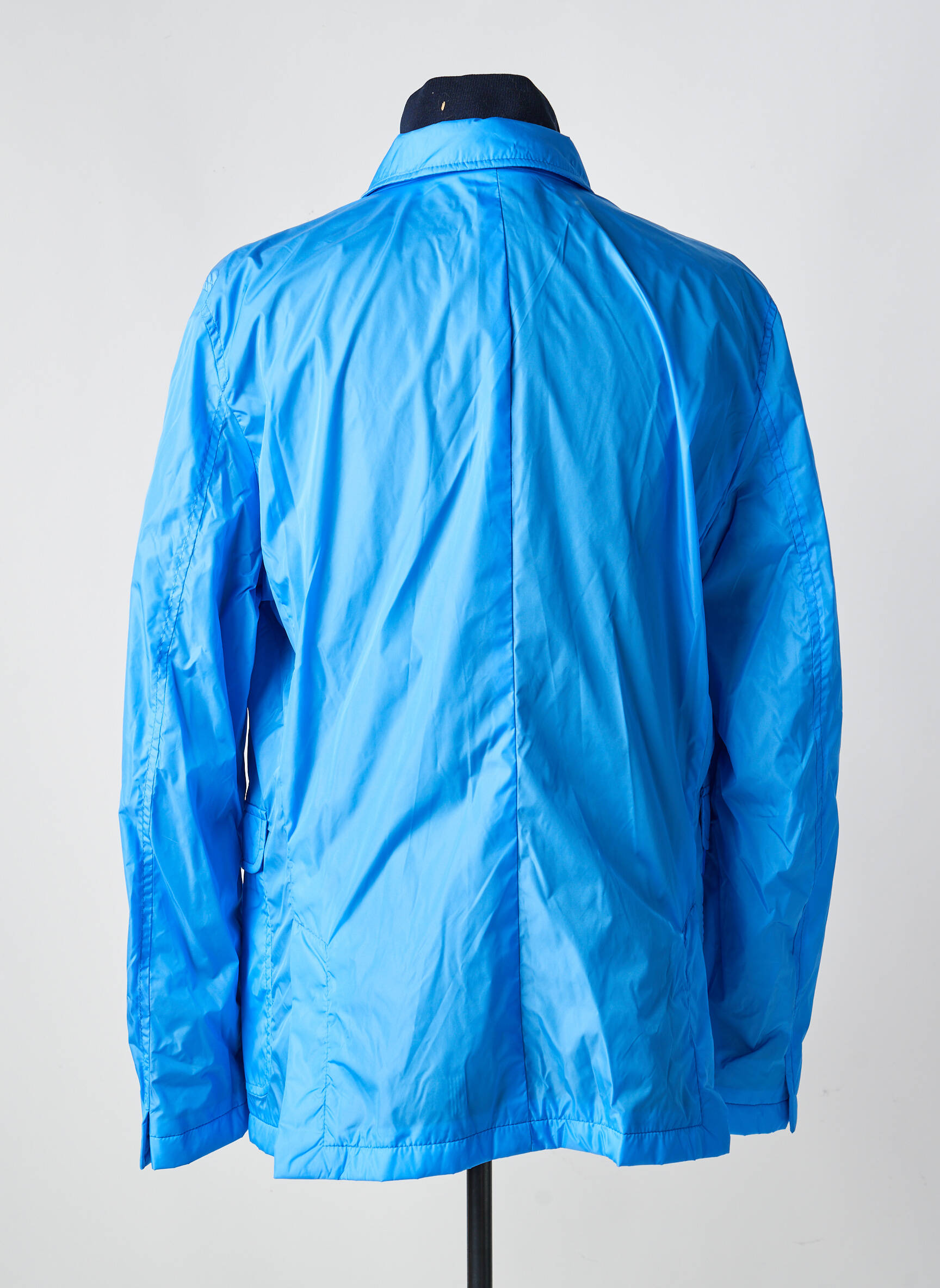Coupe-vent poches sans capuche bleu PIERRE TALAMON homme