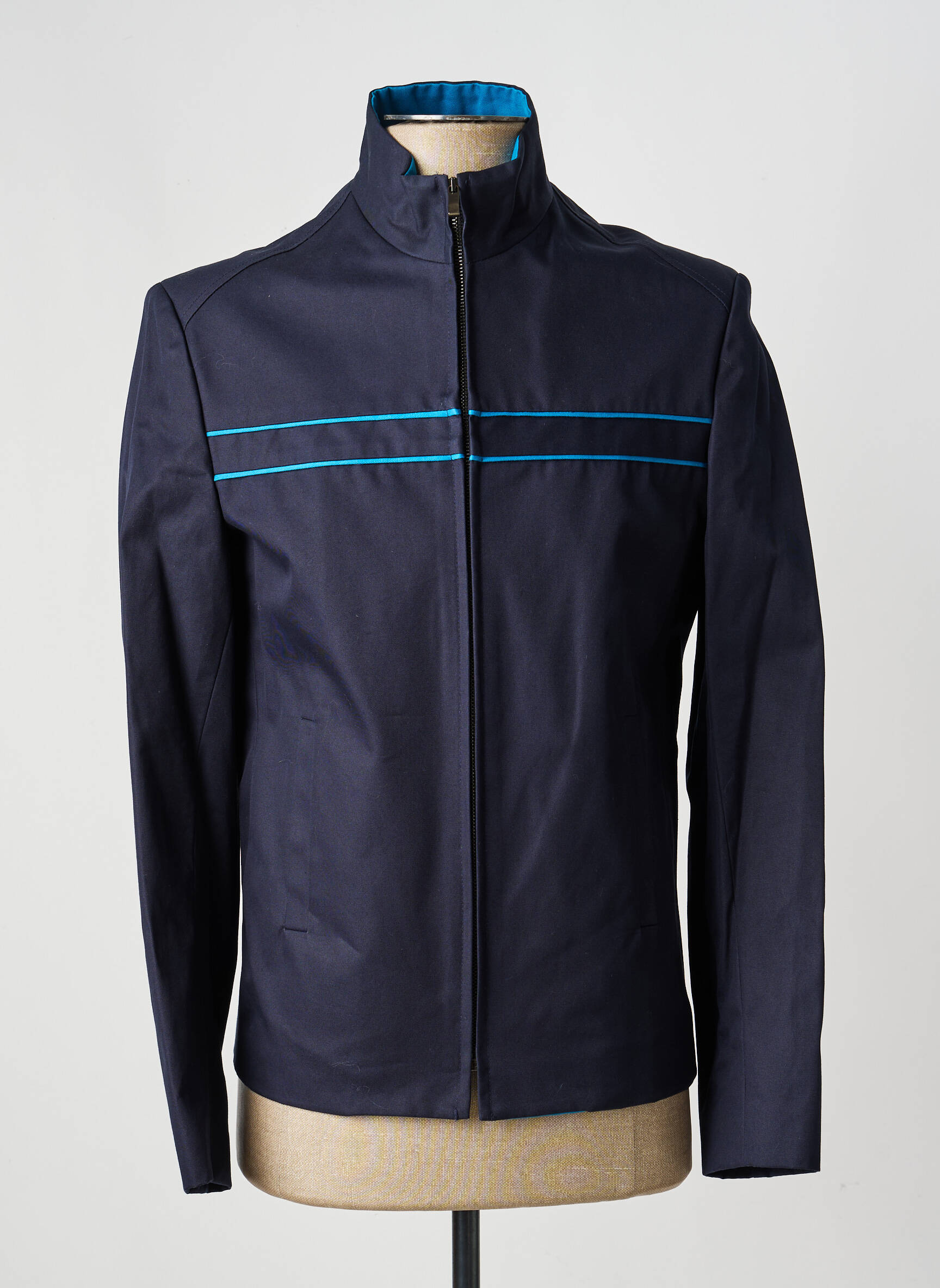 Veste casual poches bleu PIERRE TALAMON homme