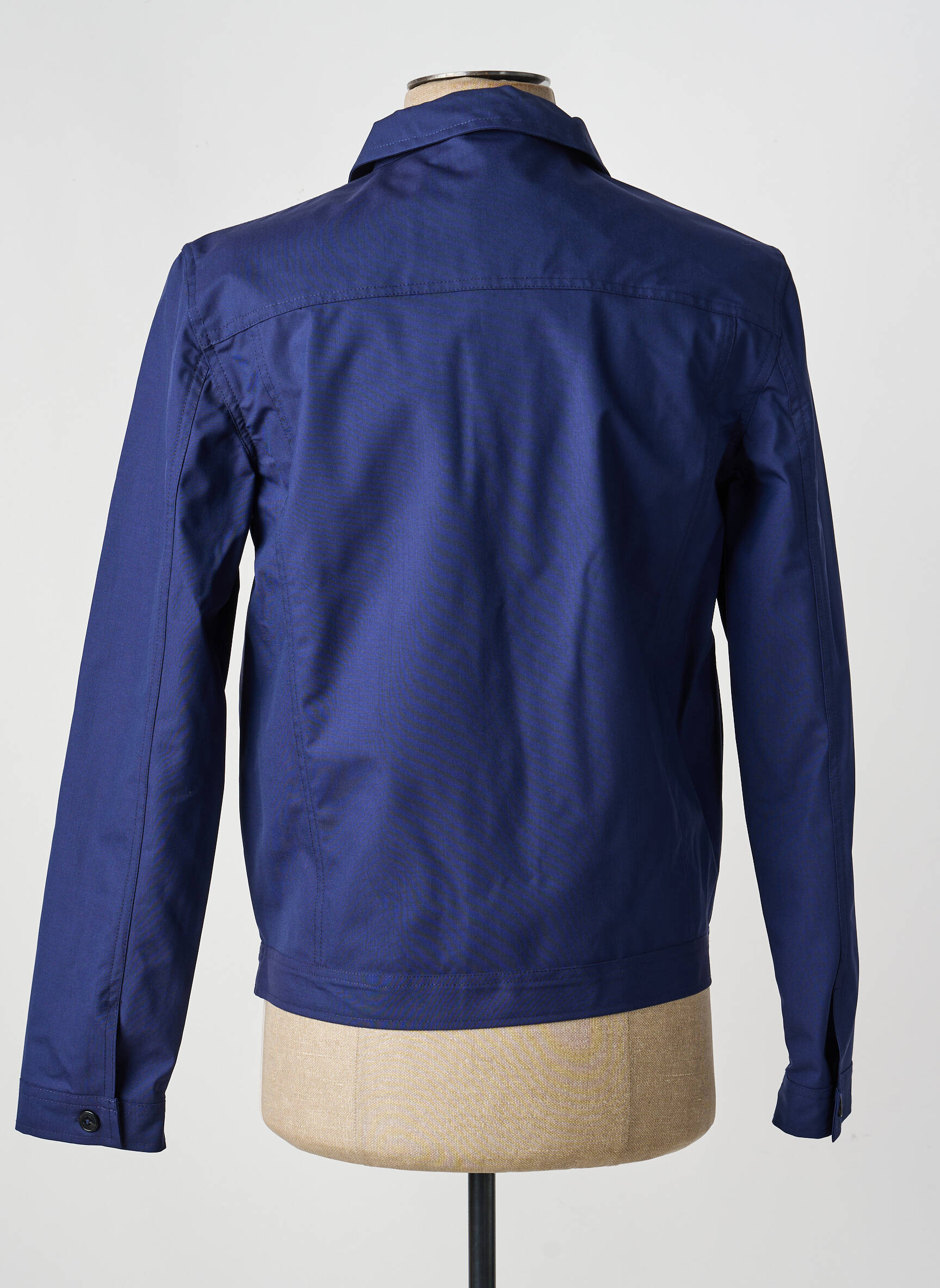 Veste casual fermeture boutonnée sur le devant bleu PIERRE TALAMON homme