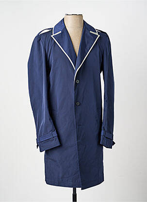 Imperméable poches sans capuche bleu PIERRE TALAMON homme