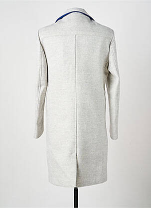Manteau long poches sans capuche gris PIERRE TALAMON homme