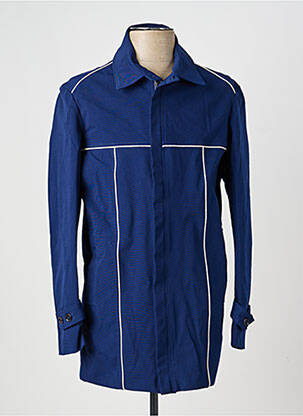 Veste casual coupe droite bleu PIERRE TALAMON homme