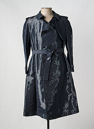 Trench poches sans capuche bleu PIERRE TALAMON homme