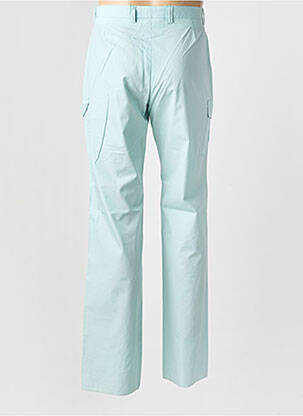 Pantalon droit tissage popeline taille normale bleu PIERRE TALAMON homme