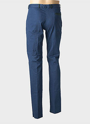 Pantalon chino poches taille normale bleu PIERRE TALAMON homme